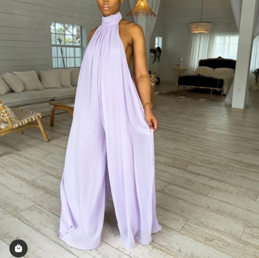 Lilac Flowy Romper